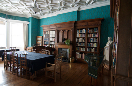 The Library, Gregynog Hall, © Aidan Byrne